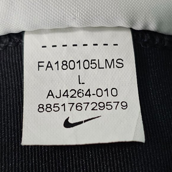 Nike Pro Capri Dri-fit One Legend Legging Black, AJ4264-010, Sz L - Picture 6 of 7